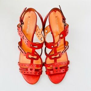 Via Spiga leather heeled sandals
